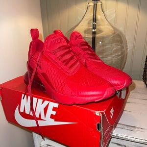 Nike Air Max 270. University Red. Youth size 5. New.